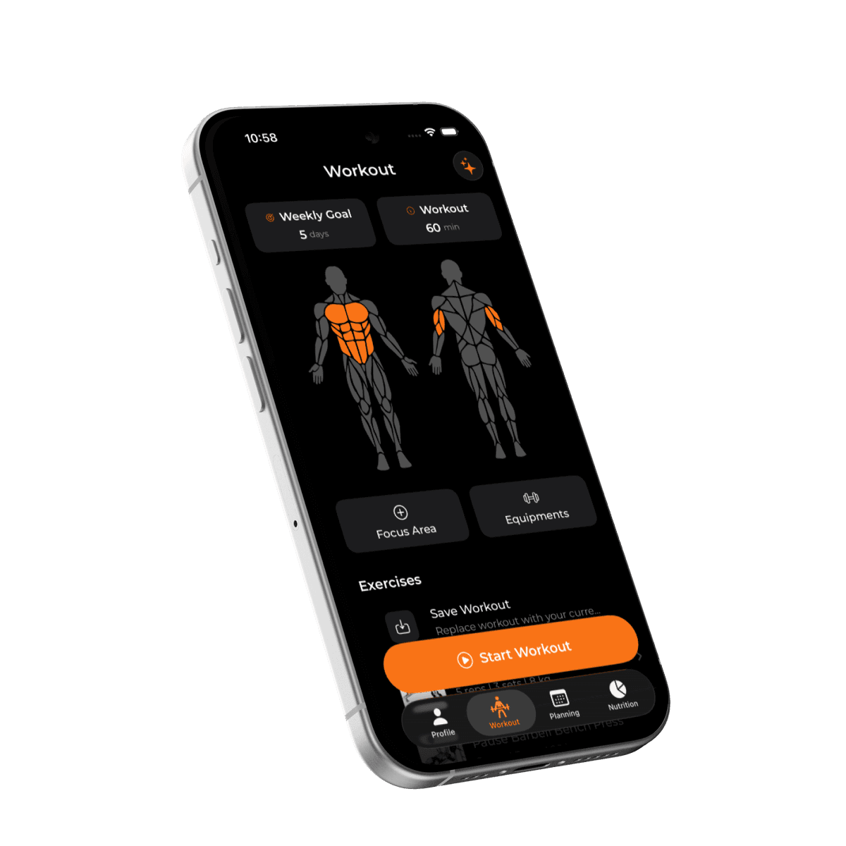 FitWit App Home Screen